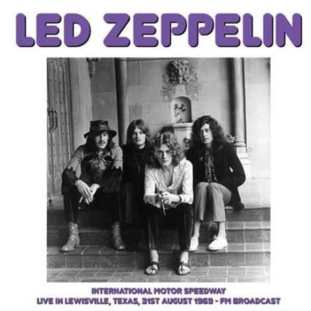 LED ZEPPELIN | INTERNATIONAL MOTOR SPEEDWAY - LIVE IN LEWISVILLE TEXAS 31ST AUGUST 1969 - FM BROADCAST (PINK VINYL) | VINYL RECORD (LP)