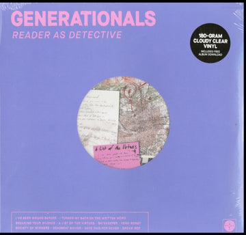 GENERATIONALS | READER AS DETECTIVE (180G/COLORED VINYL/DL CARD) | VINYL RECORD (LP)