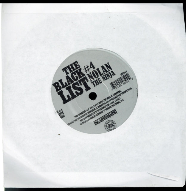 ODWEEYNE; CONWAY; NOLAN THE NINJA | BLACKLIST #3 B/W THE BLACKLIST #4 | 7IN VINYL