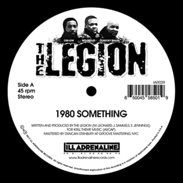 LEGION | 1980 SOMETHING B/W HEARD WE QUIT | 7IN VINYL