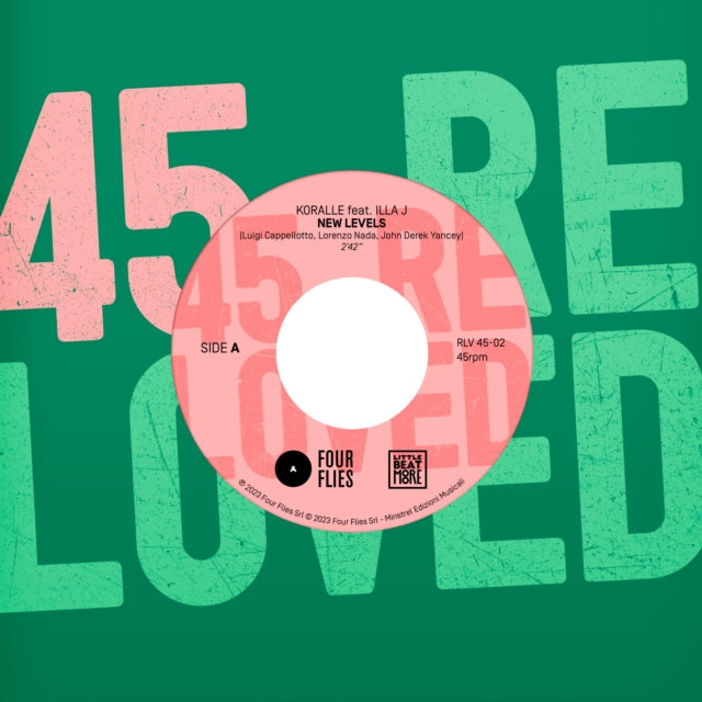 KORALLE | NEW LEVELS (FEAT. ILLA J)/CHARTREUSE | 7IN VINYL