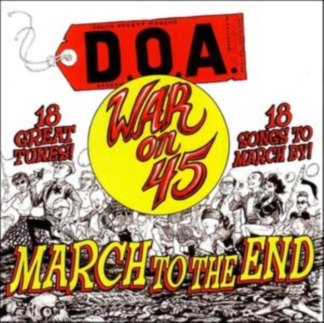 DOA | WAR ON 45 (40TH ANNIVERSARY) | VINYL RECORD (LP)