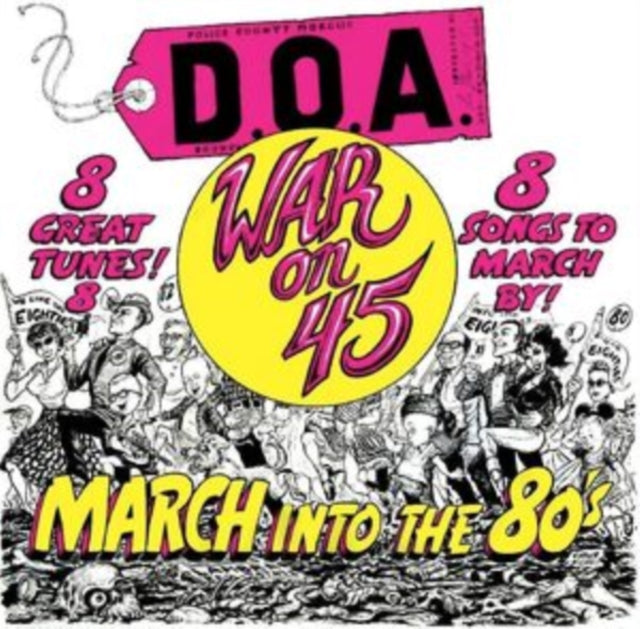D.O.A. | WAR ON 45 (YELLOW VINYL) | VINYL RECORD (LP)