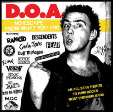D.O.A. - NO ESCAPE FROM WHAT YOU ARE (ORANGE VINYL) | VINYL RECORD (LP)