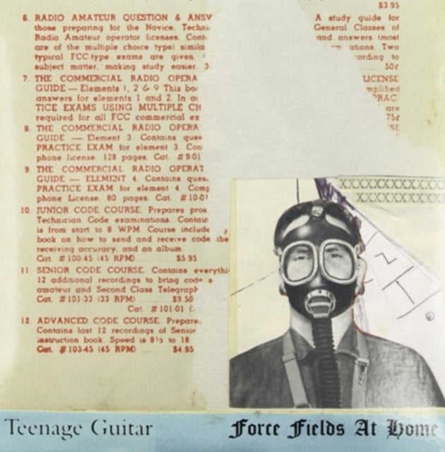 TEENAGE GUITAR | FORCE FIELDS AT HOME | VINYL RECORD (LP)