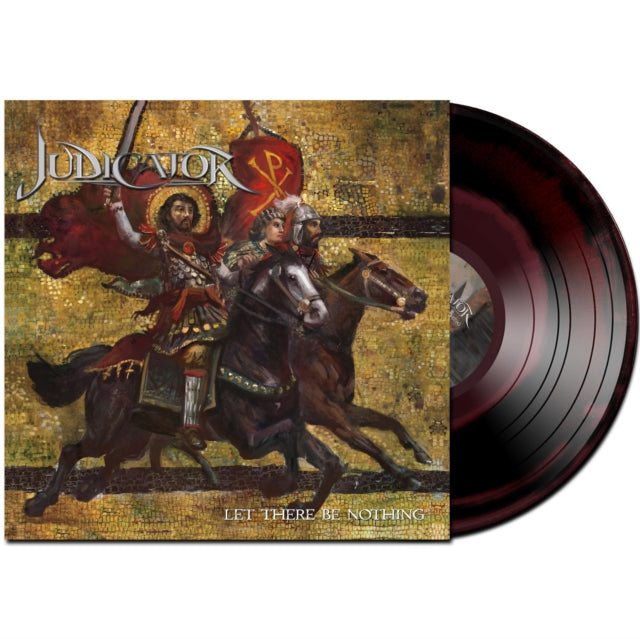 JUDICATOR | LET THERE BE NOTHING (DARK RED WITH BLACK SWIRL VINYL) | VINYL RECORD (LP)