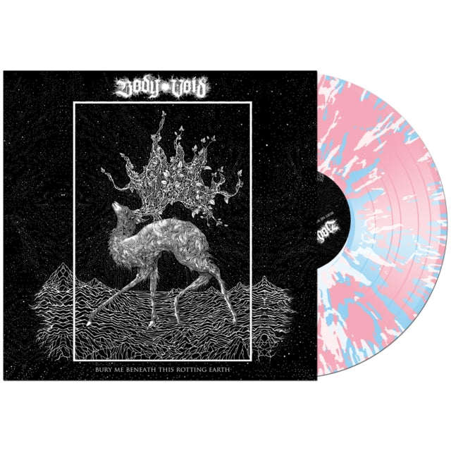 BODY VOID | BURY ME BENEATH THIS ROTTING EARTH (PINK W/ BLUE & WHITE SPLATTER VINYL) | VINYL RECORD (LP)