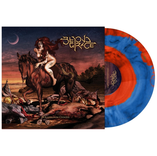 BEYOND GRACE | OUR KINGDOM UNDONE (DARK BLUE/ORANGE MARBLE VINYL) | VINYL RECORD (LP)