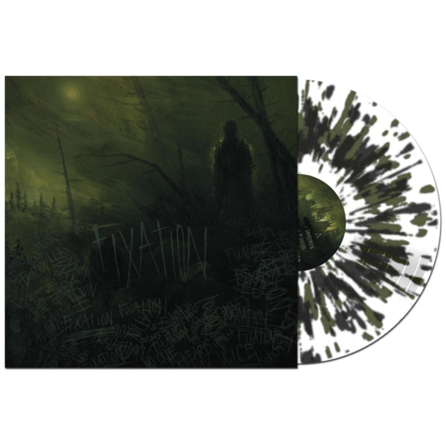 EMBER. THE ASH | FIXATION (WHITE W/ BLACK & FOREST GREEN SPLATTER VINYL) | VINYL RECORD (LP)