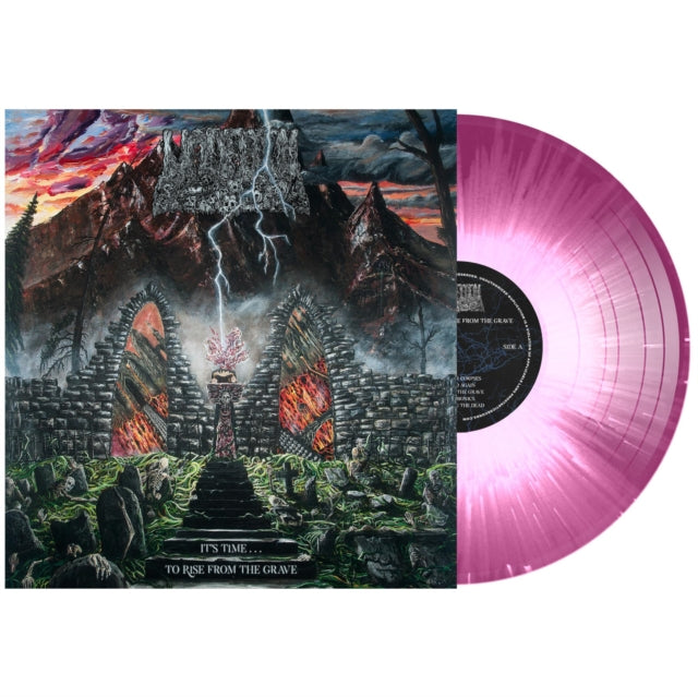 UNDEATH | IT'S TIME...TO RISEÂ FROM THE GRAVE (TRANSLUCENT PURPLE W/ WHITE SPLATTER VINYL) | VINYL RECORD (LP)