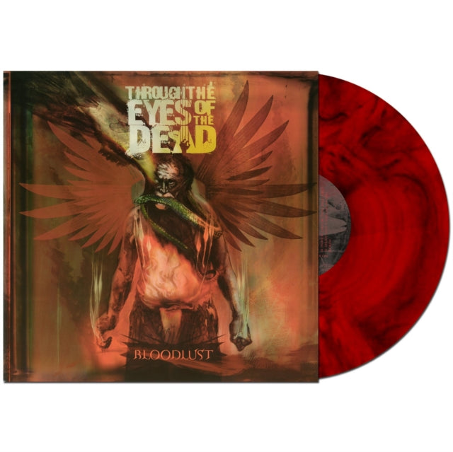 THROUGH THE EYES OF THE DEAD | BLOODLUST (RED W/ BLACK MARBLED VINYL) | VINYL RECORD (LP)