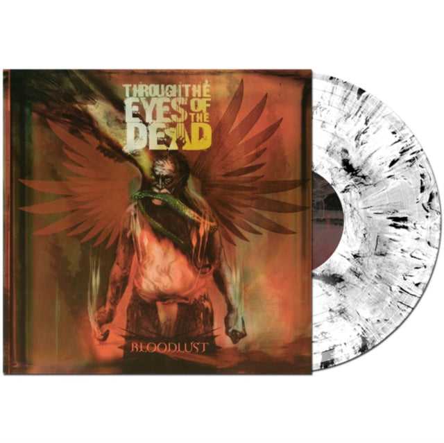 THROUGH THE EYES OF THE DEAD | BLOODLUST (WHITE W/ BLACK MARBLING VINYL) | VINYL RECORD (LP)
