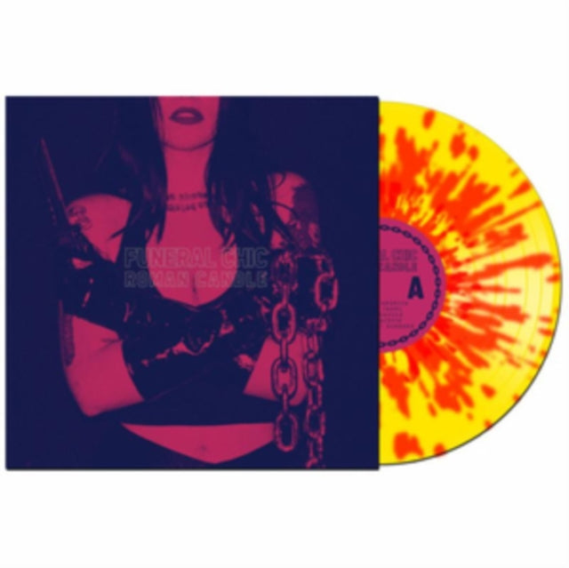 FUNERAL CHIC | ROMAN CANDLE (YELLOW W/ RED SPLATTER VINYL) | VINYL RECORD (LP)