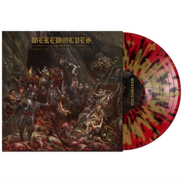 WEREWOLVES | FROM THE CAVE TO THE GRAVE (RED W/ GOLD & BLACK SPLATTER VINYL) | VINYL RECORD (LP)