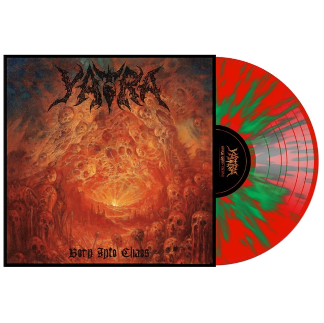 YATRA | BORN INTO CHAOS (RED W/ GREEN SPLATTER VINYL) | VINYL RECORD (LP)