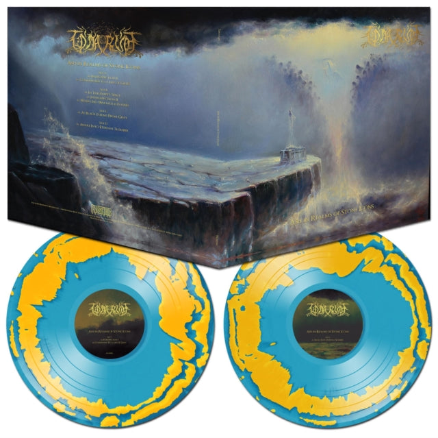TOMARUM | ASH IN REALMS OF STONE ICONS (SKY BLUE W/ GOLD SWIRL VINYL) | VINYL RECORD (LP)