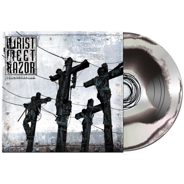 WRISTMEETRAZOR | DEGENERATION (BLACK/SILVER CORONA VINYL) | VINYL RECORD (LP)