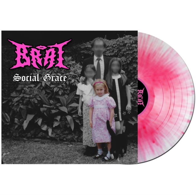 BRAT | SOCIAL GRACE (WHITE W/ PINK SPLATTER VINYL) | VINYL RECORD (LP)