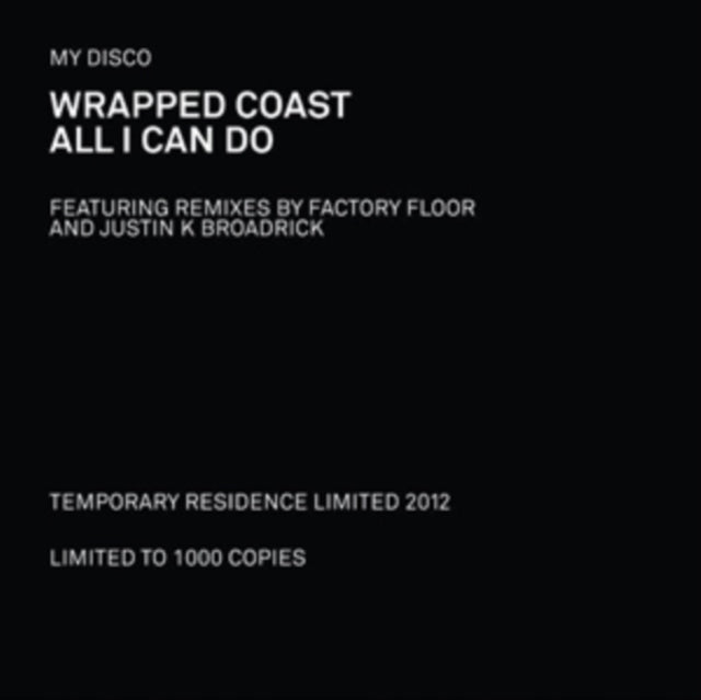 MY DISCO | WRAPPED COAST / ALL I CAN DO | VINYL RECORD (LP)