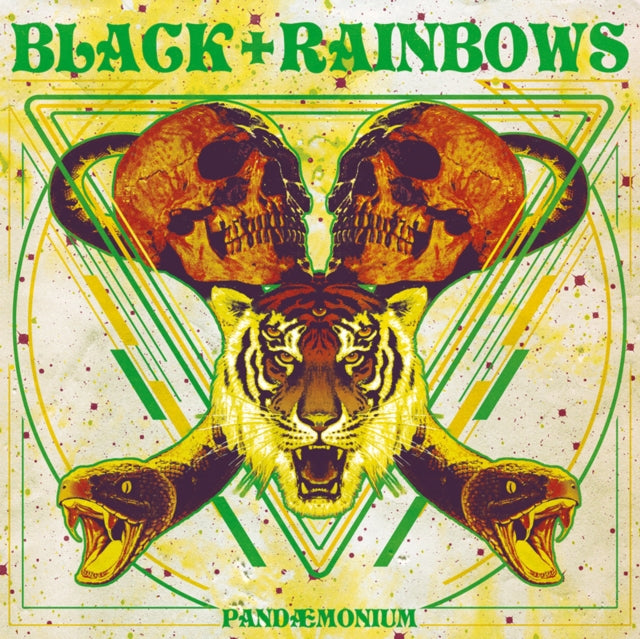 BLACK RAINBOWS | PANDAEMONIUM (YELLOW SPLATTER VINYL) | VINYL RECORD (LP)