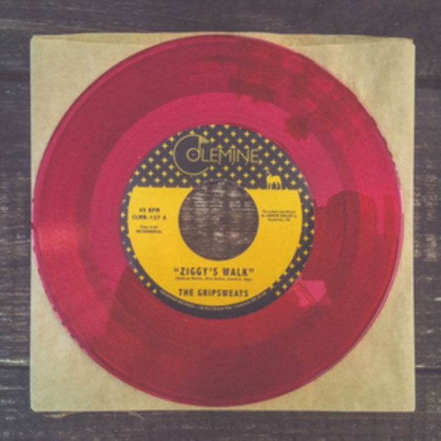 GRIPSWEATS | ZIGGY'S WALK / ALPHA DOG (RED VINYL) | 7IN VINYL