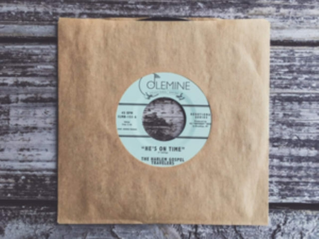 HARLEM GOSPEL TRAVELERS | HE'S ON TIME B/W WASH ME, LORD | 7IN VINYL
