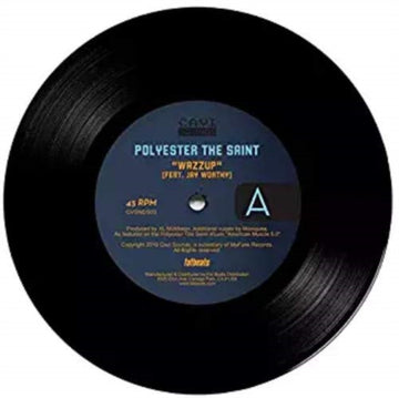 POLYESTER THE SAINT | WAZZUP FEAT. JAY WORTHY B/W MODERN FUNK DUB VERSION | 7IN VINYL