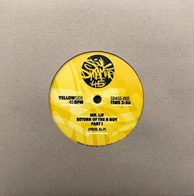 MR. LIF | RETURN OF THE B-BOY PART I & PART II (7IN BLACK VINYL) | 7IN VINYL
