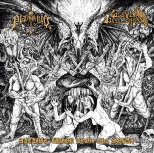 PUTRID / GRAVE DESECRATION | SATANIC UNION FROM THE SOUTH | VINYL RECORD (LP)