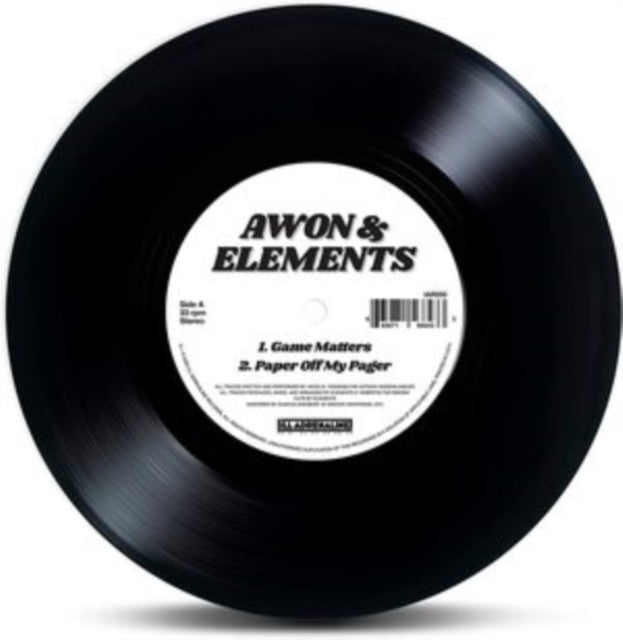AWON & ELEMENTS | GAME MATTERS / PAPER OFF MY PAGER / GAME MATTERS | 7IN VINYL