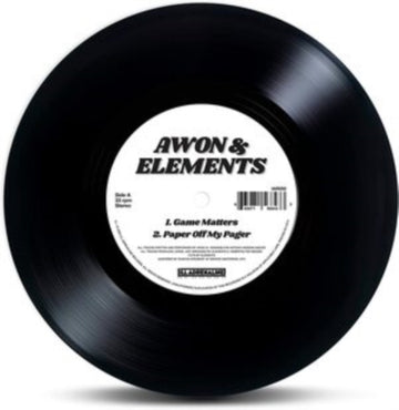 AWON & ELEMENTS | GAME MATTERS / PAPER OFF MY PAGER / GAME MATTERS | 7IN VINYL