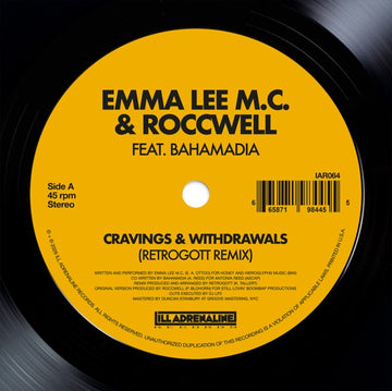 CRAVINGS & WITHDRAWALS (FEAT. BAHAMADIA) (RETROGOTT REMIX) | 7IN VINYL