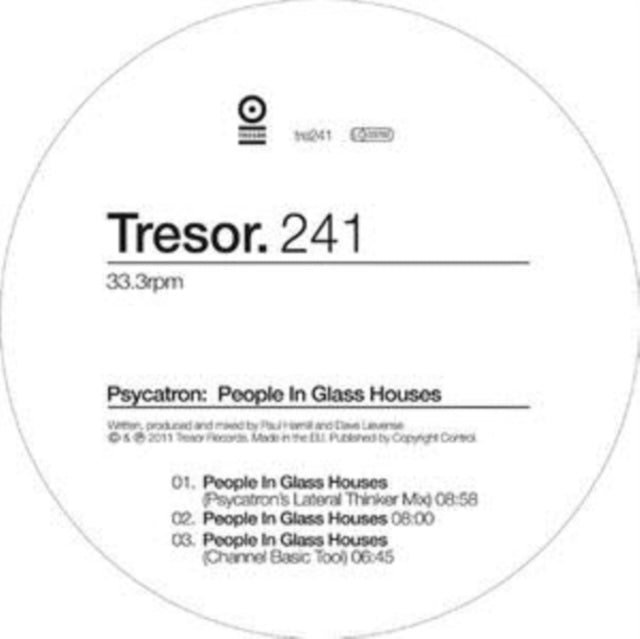 PSYCATRON | PEOPLE IN GLASS HOUSES | 12IN VINYL