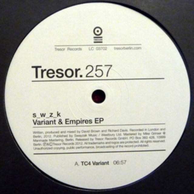 S_W_Z_K | VARIANT & EMPIRES EP | 12IN VINYL