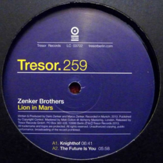 ZENKER BROTHERS | LION IN MARS | 12IN VINYL