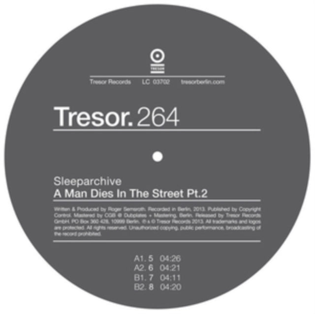 SLEEPARCHIVE | MAN DIES IN THE STREET PT.2 | 12IN VINYL