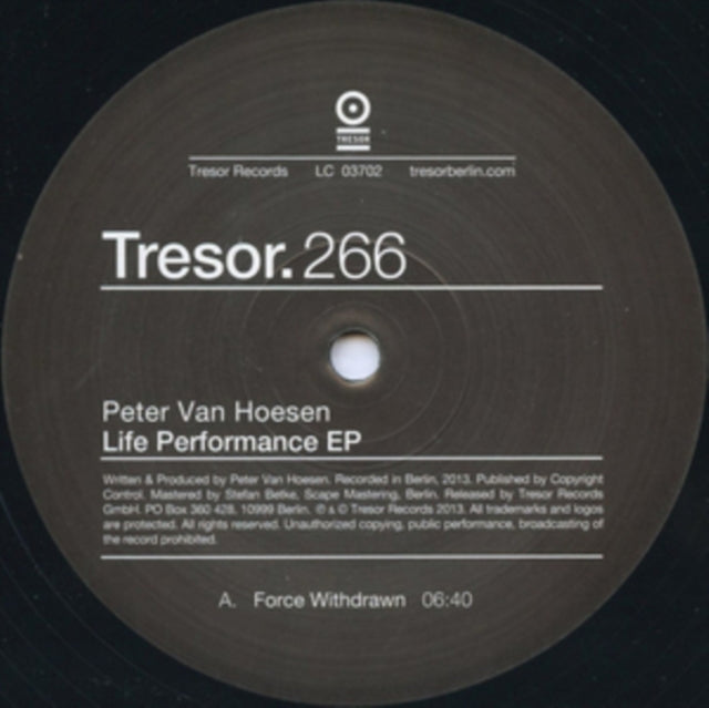 VAN HOESEN, PETER | LIFE PERFORMANCE EP | 12IN VINYL