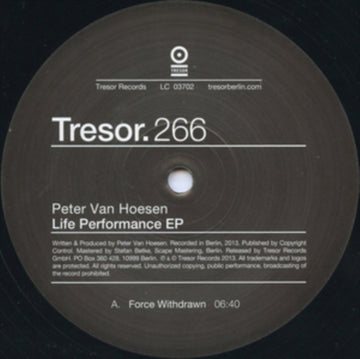 VAN HOESEN, PETER | LIFE PERFORMANCE EP | 12IN VINYL