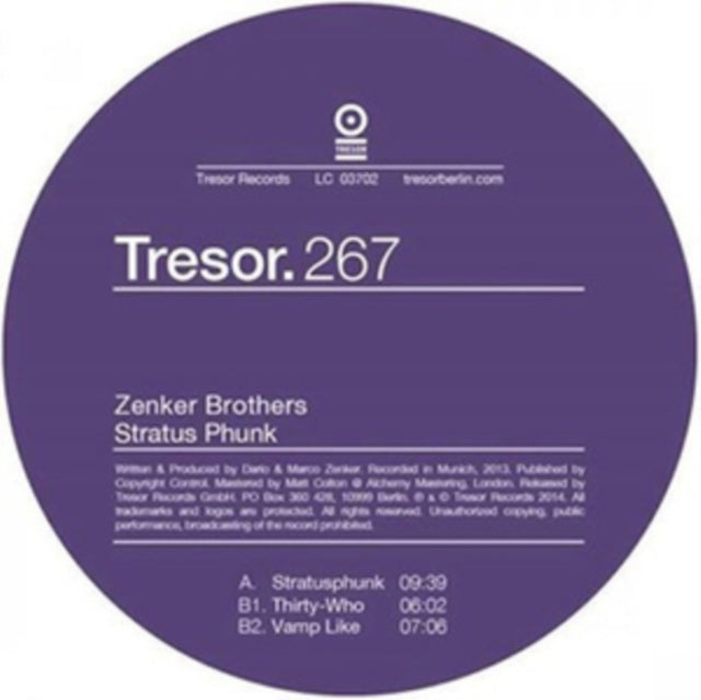 ZENKER BROTHERS | STRATUS PHUNK | 12IN VINYL