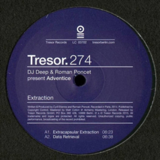 DJ DEEP & ROMAN PONCET | EXTRACTION | 12IN VINYL