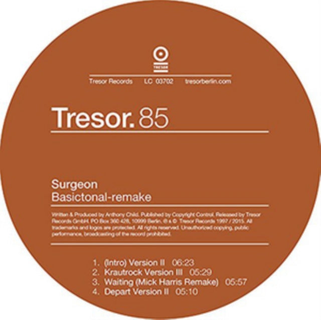 SURGEON | BASICTONAL-REMAKE | 12IN VINYL