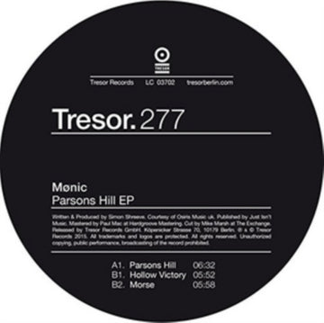 MONIC | PARSONS HILL EP | 12IN VINYL