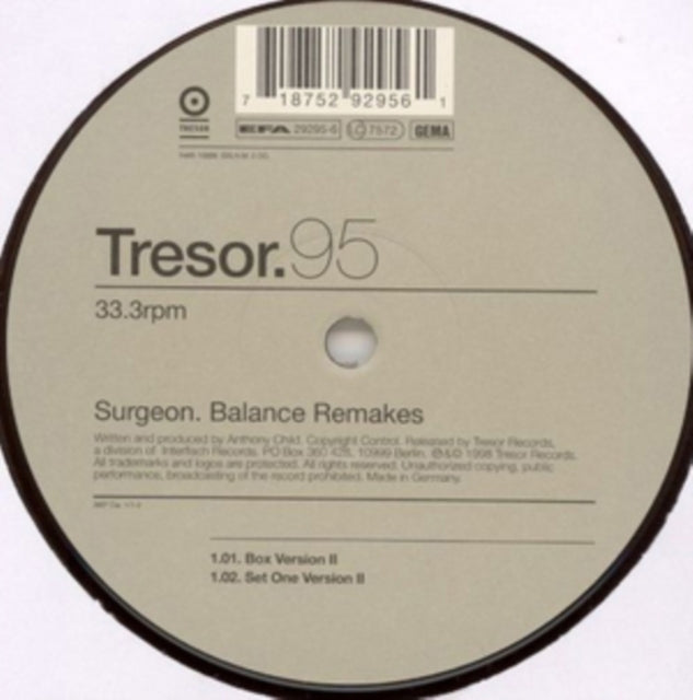 SURGEON | BALANCE REMAKES | 12IN VINYL