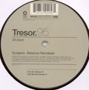 SURGEON | BALANCE REMAKES | 12IN VINYL