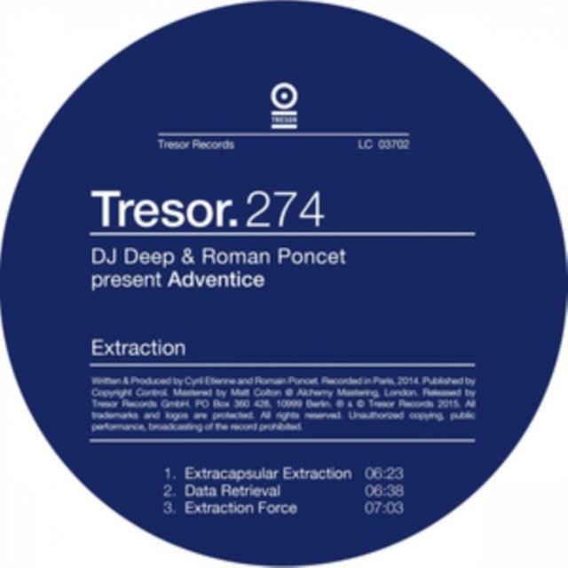 DJ DEEP & ROMAN PONCENT PRESENT ADVENTICE | EXSURGENCE | 12IN VINYL