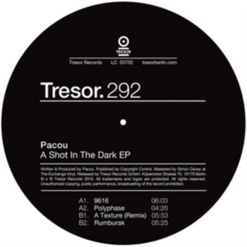 PACOU | SHOT IN THE DARK EP | 12IN VINYL