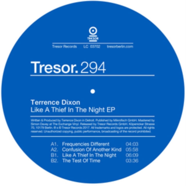 DIXON, TERRENCE | LIKE A THIEF IN THE NIGHT EP | 12IN VINYL
