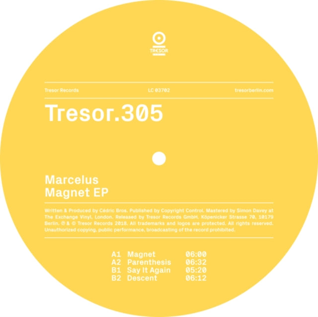 MARCELUS | MAGNET (EP) | 12IN VINYL