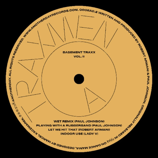 TRAXMEN | BASEMENT TRAXX VOL. II | 12IN VINYL