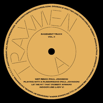 TRAXMEN | BASEMENT TRAXX VOL. II | 12IN VINYL